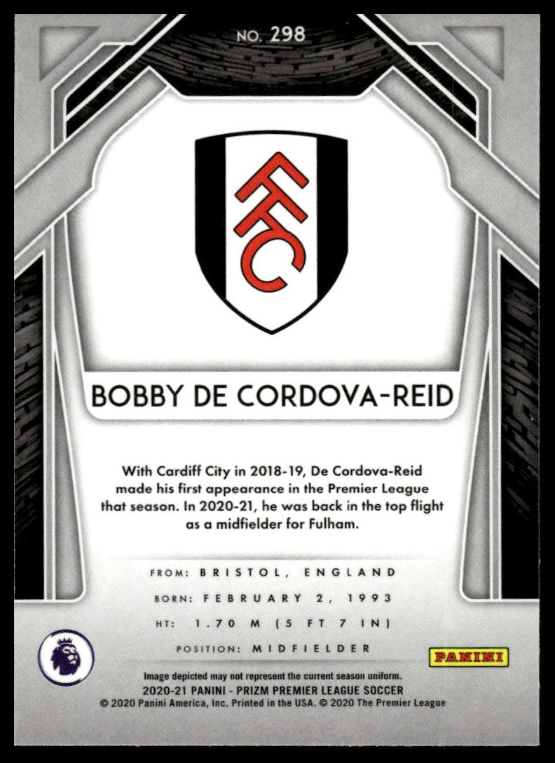 2020-21 Panini Prizm Premier League #298 Bobby Decordova-Reid