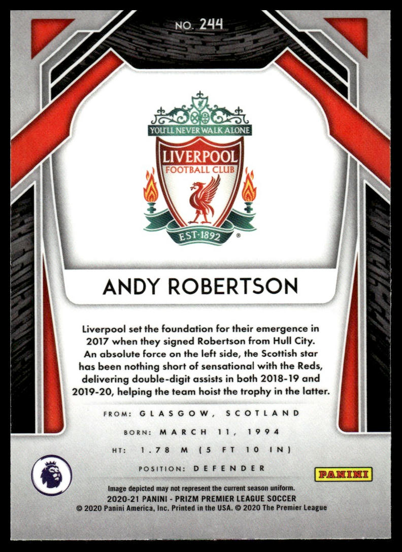 2020-21 Panini Prizm Premier League #244 Andy Robertson