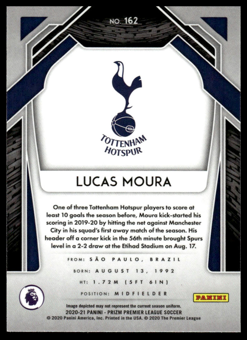 2020-21 Panini Prizm Premier League #162 Lucas Moura
