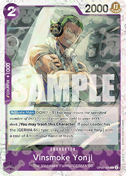 Vinsmoke Yonji (OP06-066) (V.2)