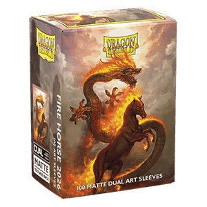 100 Dragon Shield Sleeves - Matte Fire Horse 2026