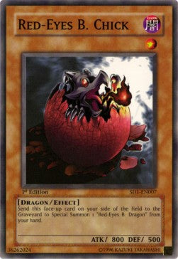 Black Dragon's Chick - Structure Deck: Dragon's Roar (Common) [SD1-007]