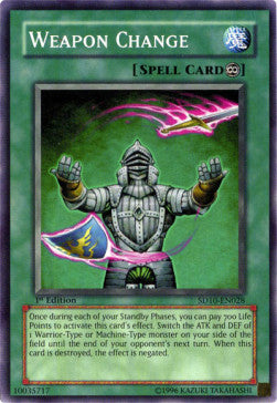 Weapon Change - Structure Deck: Machine Re-Volt (Common) [SD10-028]