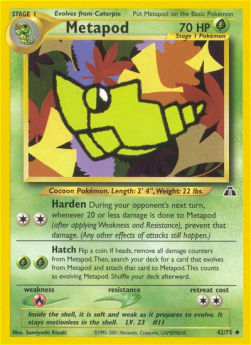 Metapod - Neo Discovery (Uncommon) [NDI-42]