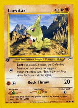 Larvitar - Neo Destiny (Common) [NDE-70]