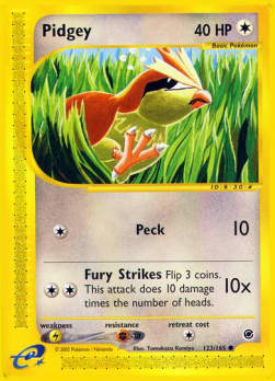 Pidgey - Expedition Base Set (Common) [EX-123]