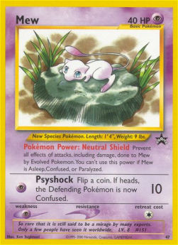 Mew - Wizards Black Star Promos (Promo) [WP-47]