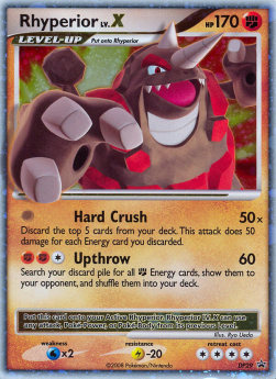 Rhyperior LV.X - DP Black Star Promos (Promo) [DPPR-29]