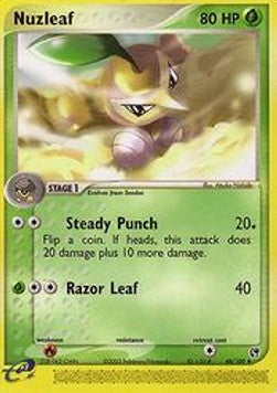 Nuzleaf (Steady Punch) - EX Sandstorm (Uncommon) [SS-48]