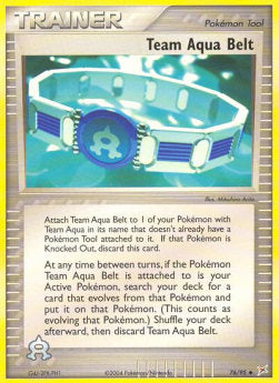Team Aqua Belt - EX Team Magma vs Team Aqua (Uncommon) [MA-76]