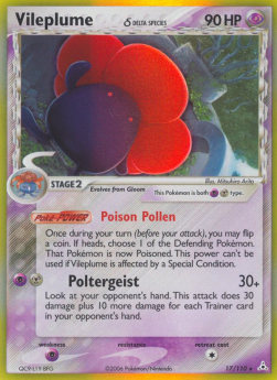 Vileplume δ Delta Species - EX Holon Phantoms (Holo Rare) [HP-17]