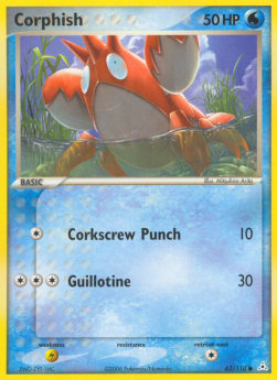 Corphish (Corkscrew Punch) - EX Holon Phantoms (Common) [HP-62]