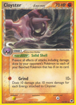 Cloyster δ Delta Species