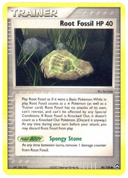Root Fossil - EX Power Keepers (Common) [PK-86]