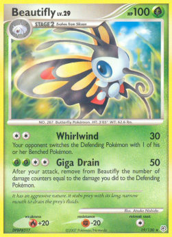 Beautifly Lv.29 - Diamond & Pearl (Rare) [DP-19]