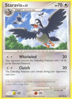 Staravia Lv.21 - Diamond & Pearl (Uncommon) [DP-64]