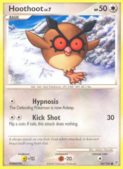 Hoothoot Lv.7 - Diamond & Pearl (Common) [DP-85]