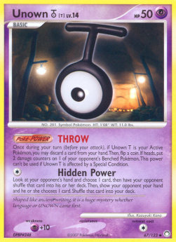 Unown  Lv.14 - Mysterious Treasures (Uncommon) [MT-67]