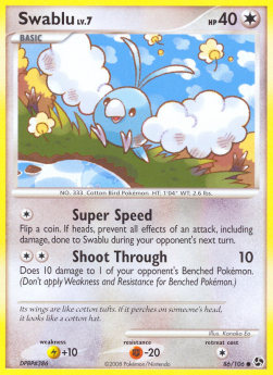 Swablu Lv.7 - Great Encounters (Common) [GE-86]