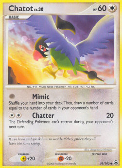 Chatot Lv.30 - Majestic Dawn (Common) [MD-55]