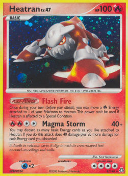 Heatran Lv.47 - Legends Awakened (Holo Rare) [LA-6]