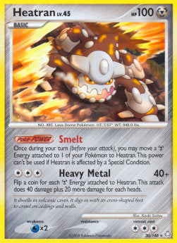 Heatran Lv.45 - Legends Awakened (Rare) [LA-30]