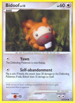 Bidoof Lv.13 - Stormfront (Common) [STF-54]