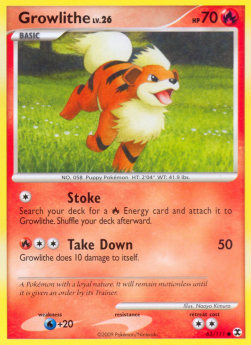Growlithe Lv.26 - Rising Rivals (Common) [RR-63]