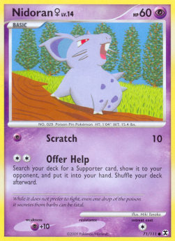 Nidoran  Lv.14 - Rising Rivals (Common) [RR-71]