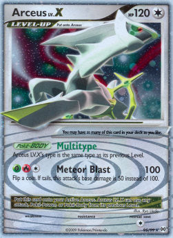 Arceus LV.X - Arceus (Ultra Rare) [AR-95]