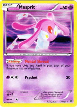 Mesprit - Plasma Blast (Holo Rare) [PLB-37]