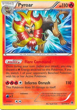 Pyroar (Theme Deck) - Phantom Forces (Fixed) [PHF-12P]