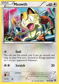 Meowth - Steam Siege (Common) [STS-88]
