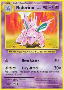 Nidorino - Evolutions (Uncommon) [EVO-44]