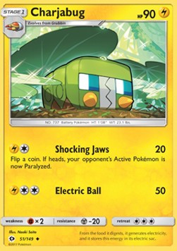 Charjabug - Sun & Moon (Uncommon) [SUM-51]