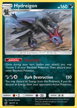 Hydreigon - Crimson Invasion (Rare) [CIN-62]