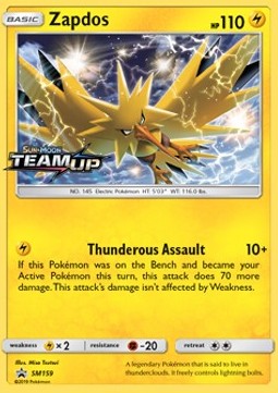 Zapdos - SM Black Star Promos (Promo) [SM-159]
