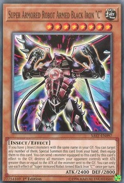 Super Armored Robot Armed Black Iron "C" - Savage Strike (Common) [SAST-097]