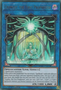 Crowley, the First Propheseer - Duel Power (Ultra Rare) [DUPO-028]