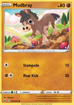 Mudbray - Sword & Shield (Common) [SSH-105]
