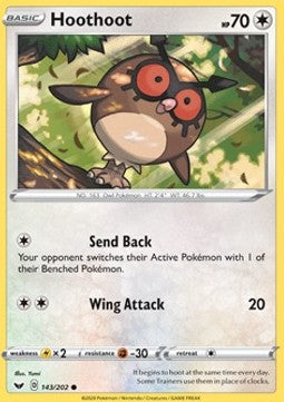 Hoothoot - Sword & Shield (Common) [SSH-143]