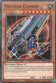 Machina Cannon - Structure Deck: Mechanized Madness (Common) [SR10-009]
