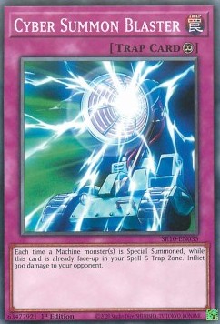 Cyber Summon Blaster - Structure Deck: Mechanized Madness (Common) [SR10-035]