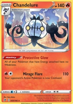 Chandelure - Rebel Clash (Holo Rare) [RCL-33]