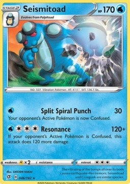 Seismitoad - Rebel Clash (Rare) [RCL-46]
