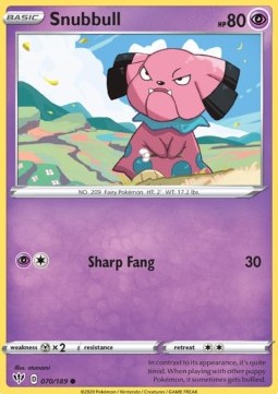 Snubbull - Darkness Ablaze (Common) [DAA-70]