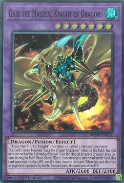 Gaia the Magical Knight of Dragons (V.1 - Super Rare) - Rise of the Duelist (Super Rare) [ROTD-037]