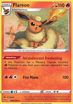 Flareon - Vivid Voltage (Rare) [VIV-26]