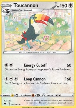 Toucannon - Vivid Voltage (Rare) [VIV-145]