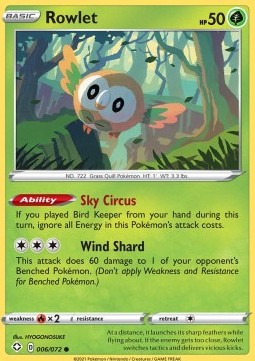 Rowlet - Shining Fates (Common) [SHF-6]